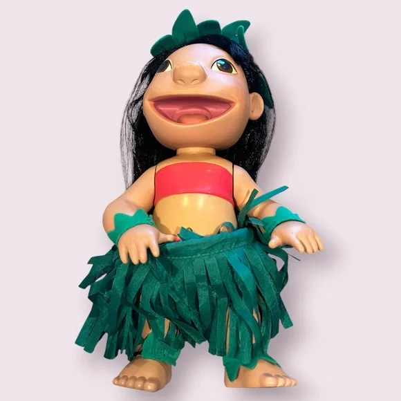 Disney 2001 Hasbro Lilo & Stitch Hula Lilo Doll Tested NOT Working 11" Tall - Picture 2 of 11
